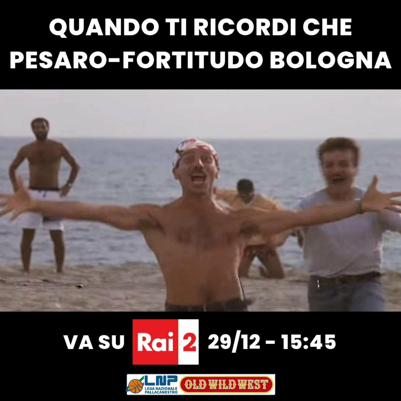 Gameday, questo pomeriggio Pesaro-Fortitudo alle 15.45