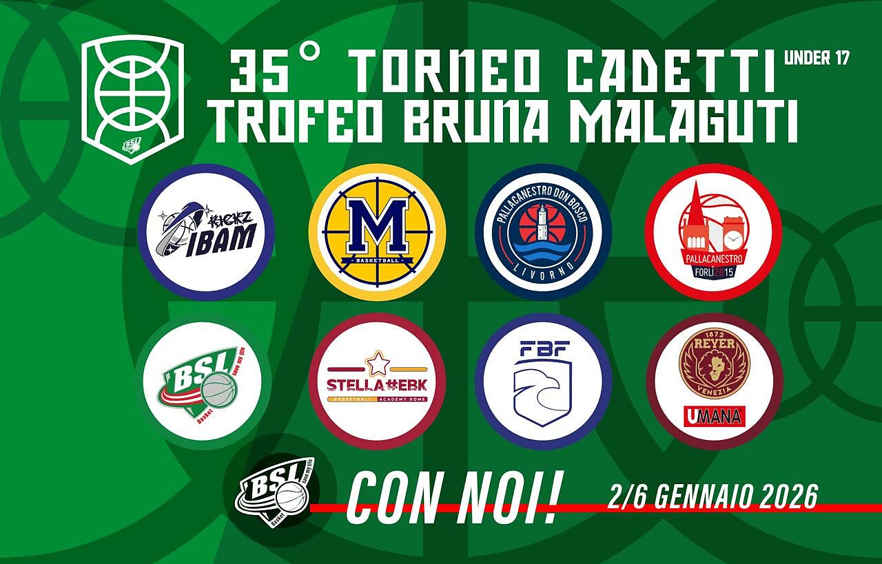 XXXV Edizione Torneo Cadetti - Trofeo Bruna Malaguti: le seconde otto partecipanti
