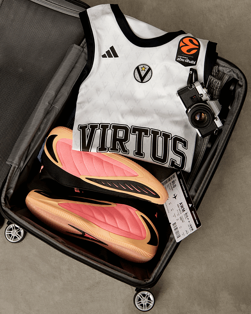adidas e Virtus Bologna svelano la Away Jersey 2025/26: MVP, anche lontano da Bologna