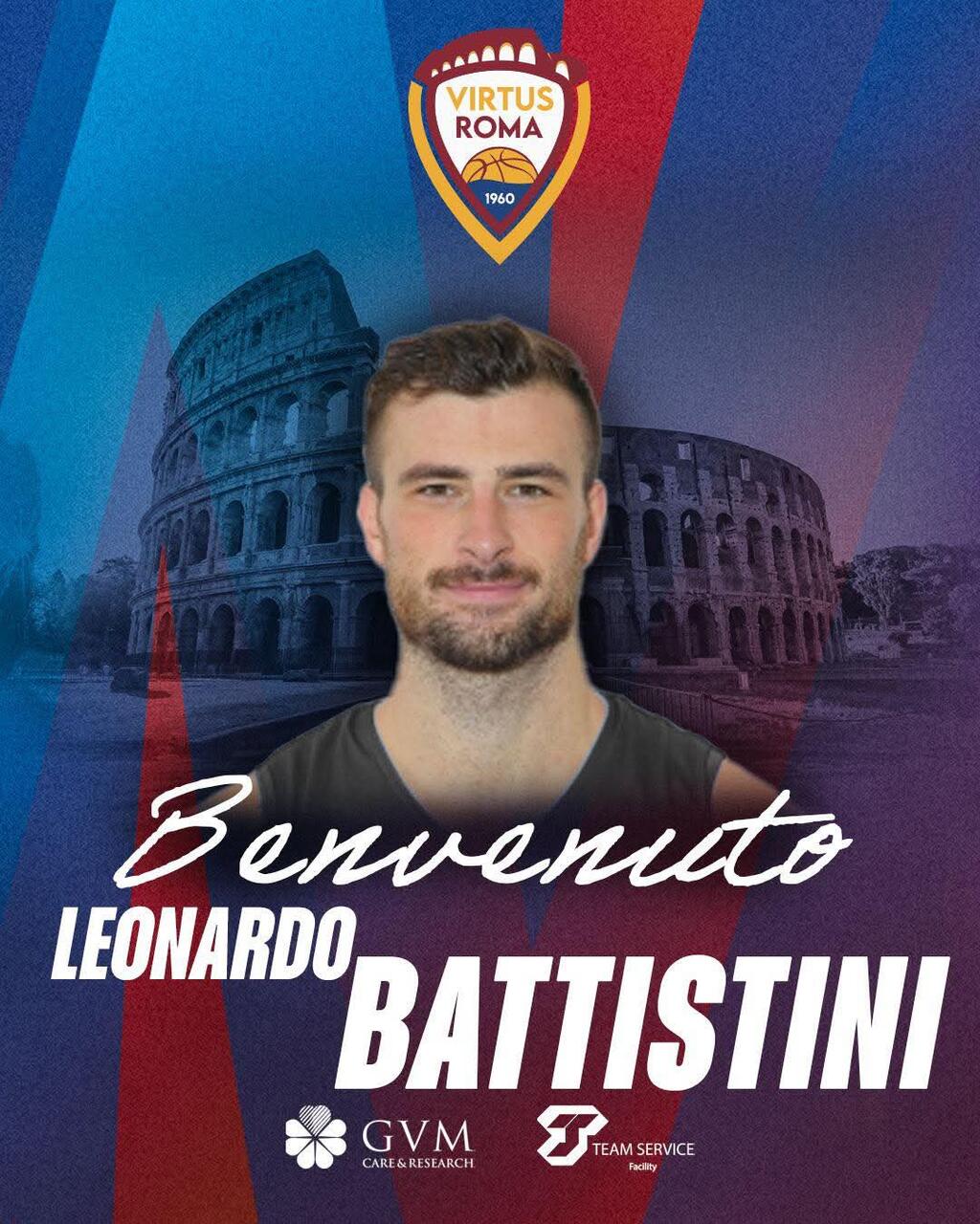 La Virtus GVM Roma firma Leonardo Battistini