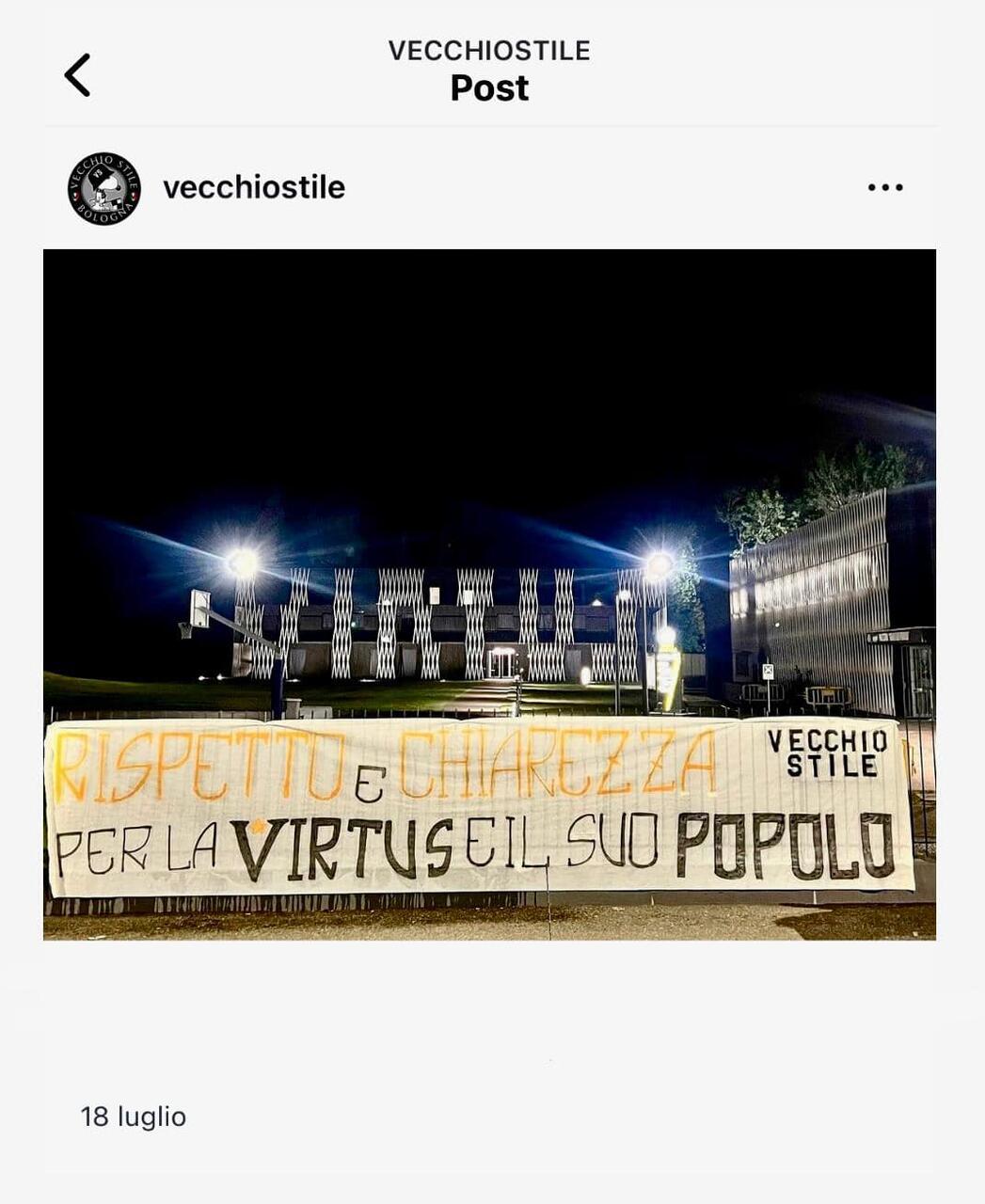 Il VS: il campo è lo specchio degli uffici, rispetto per la Virtus e i Virtussini