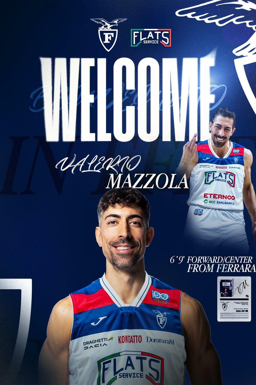 Fortitudo, ufficiale Valerio Mazzola