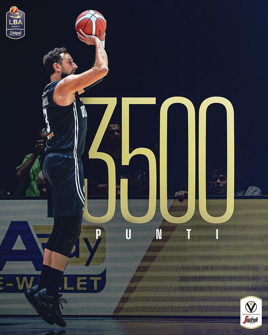 Marco Belinelli supera quota 3500 punti in serie A