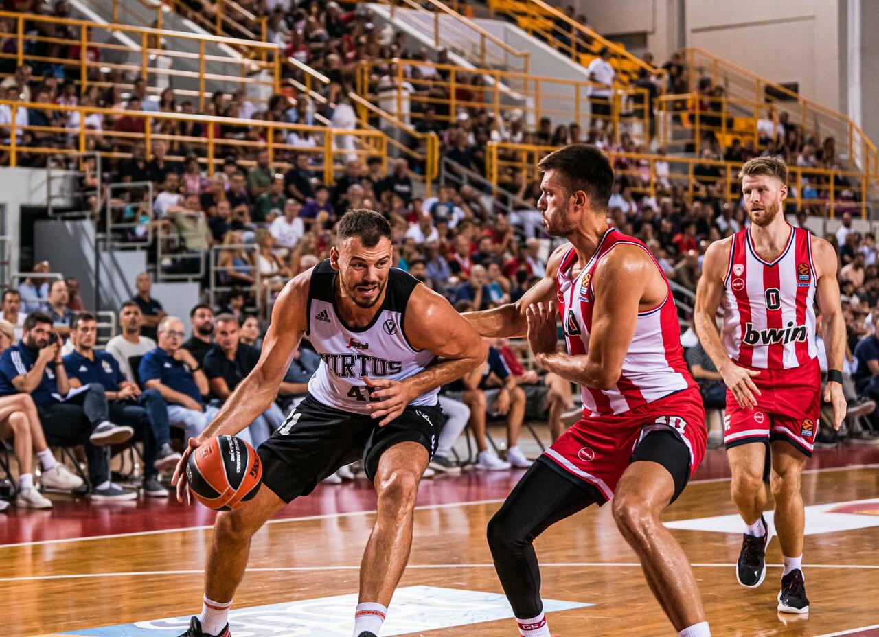 Torneo di Creta, Virtus sconfitta da Olympiacos