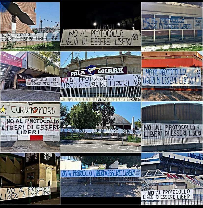 Nuovo protocollo, domenica tutte le tifoserie LBA manifesteranno a Milano