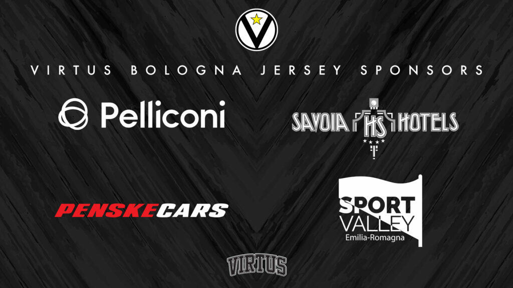 I jersey sponsors della Virtus in Eurolega e LBA