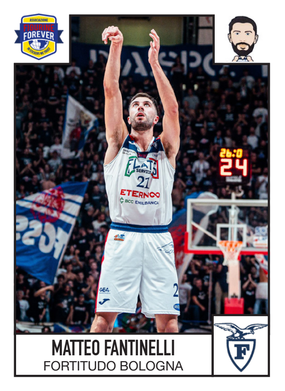 Matteo Fantinelli è la figurina solidale Celebrative Sticker #160