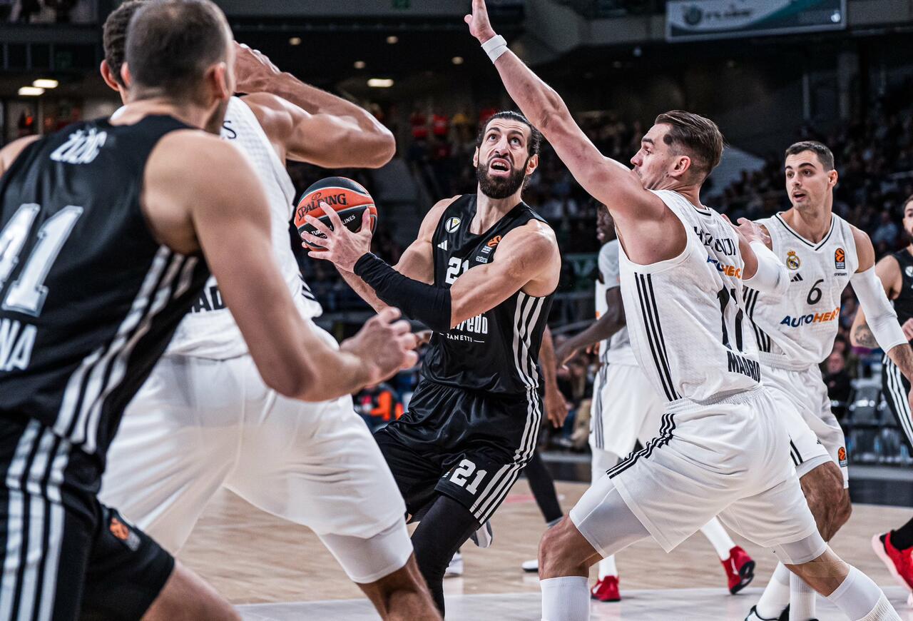 La Virtus cade a Madrid: vince il Real 98-86