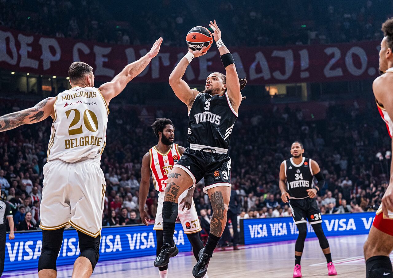 Virtus, distorsione alla caviglia per Carsen Edwards