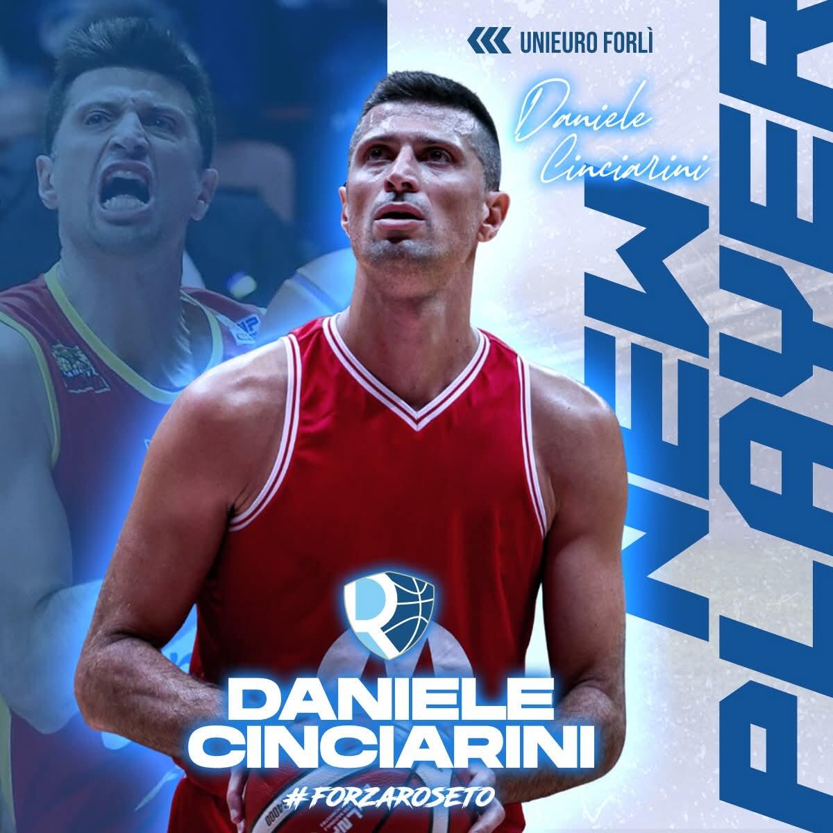 L'ex Fortitudo Daniele Cinciarini firma a Roseto