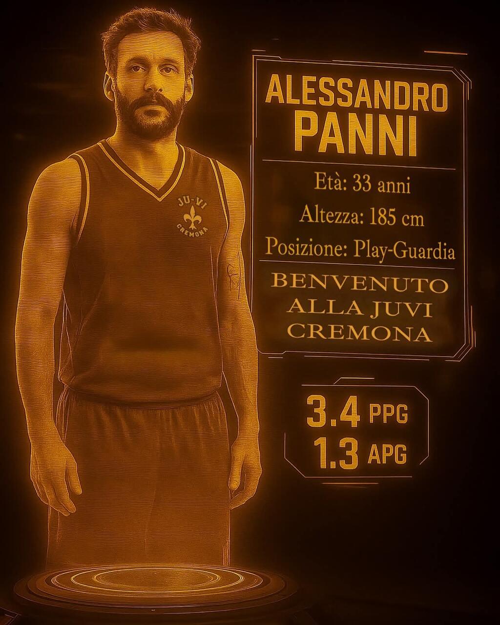 La JuVi Cremona firma Alessandro Panni