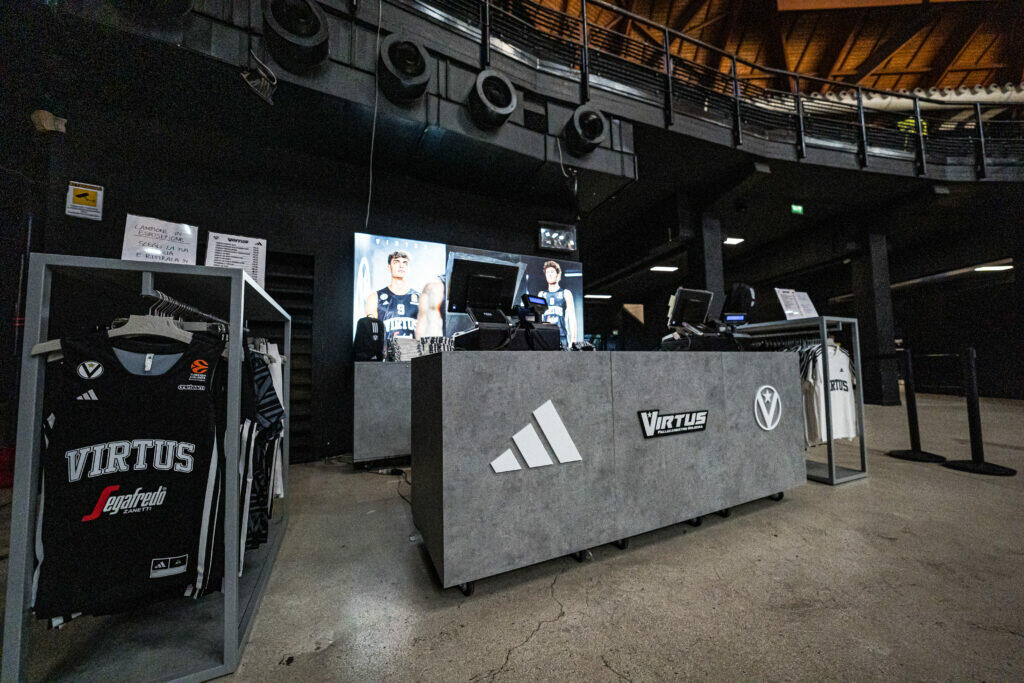 Le informazioni sul Virtus Shop alla Unipol Arena