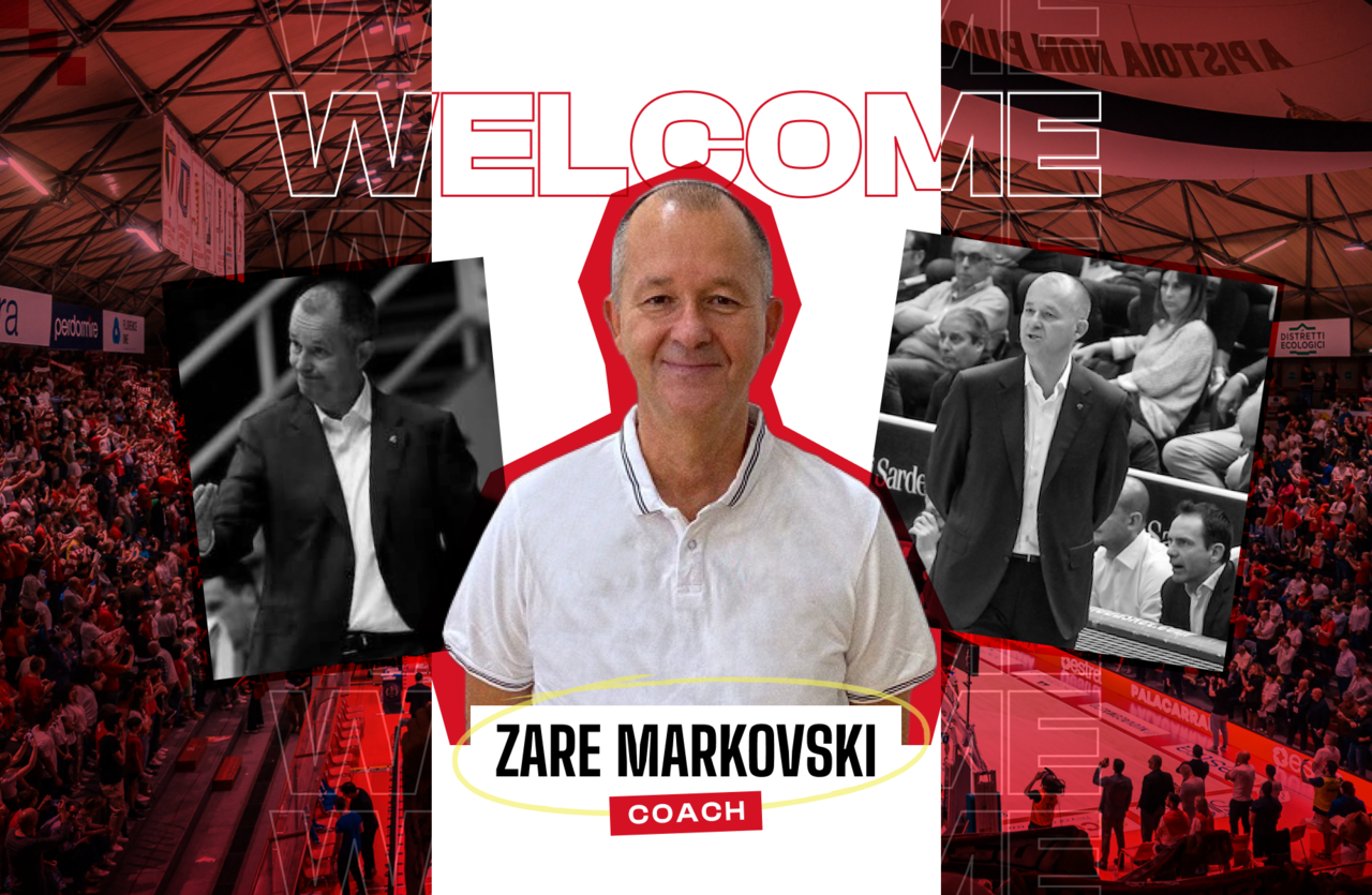 Ufficiale: Zare Markovski è il nuovo coach di Pistoia