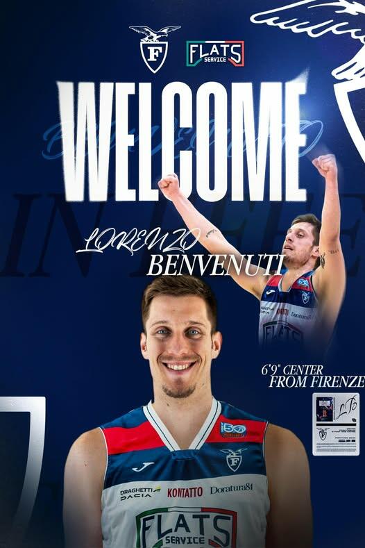 Ufficiale la firma di Lorenzo Benvenuti con la Fortitudo