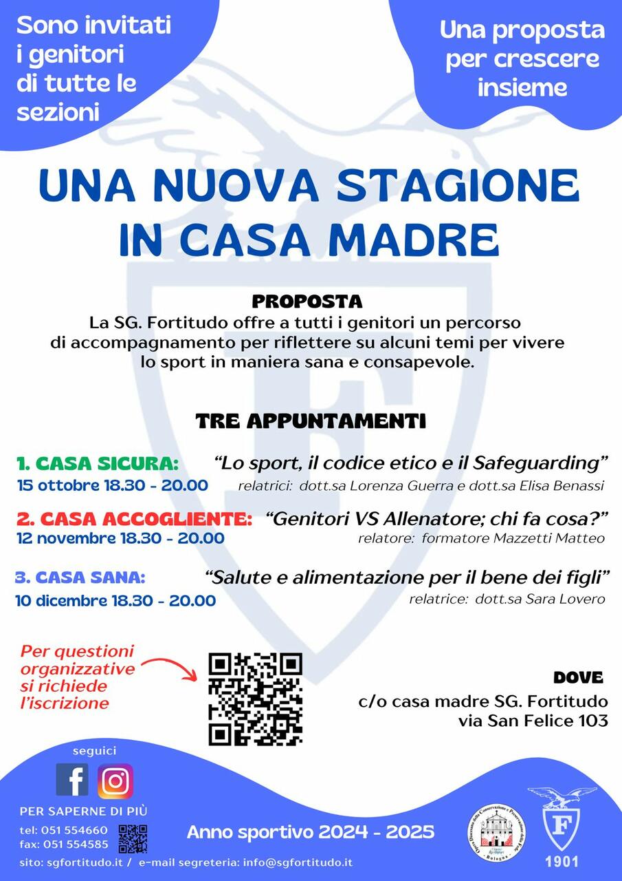 SG Fortitudo, "Una nuova stagione in Casa Madre"