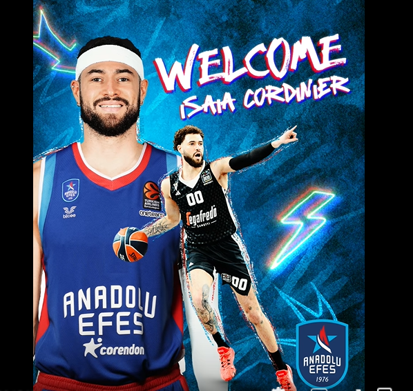 Ufficiale la firma di Cordinier con l'Anadolu Efes