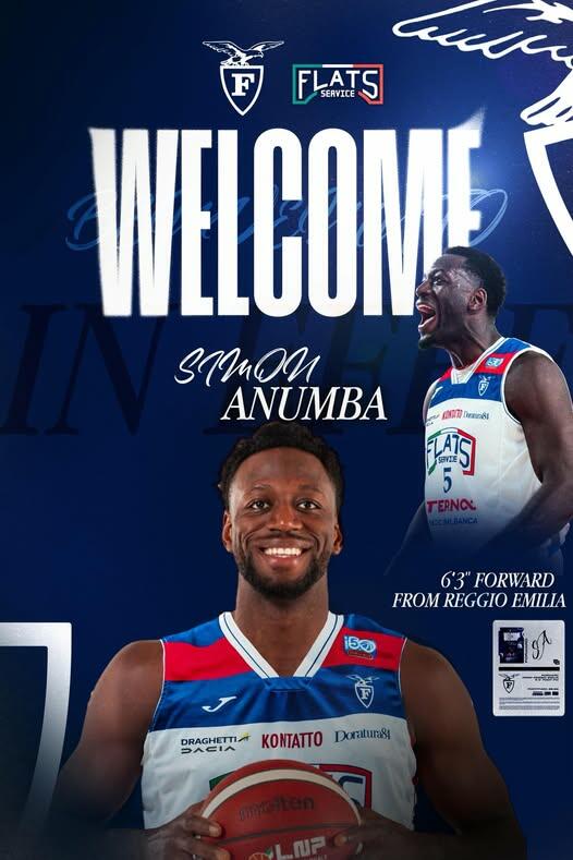 Fortitudo, infortunio a Simon Anumba