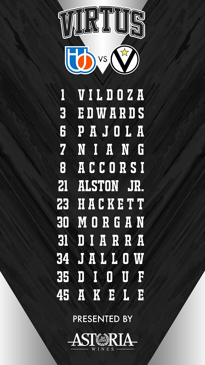 Virtus, il roster per Treviso