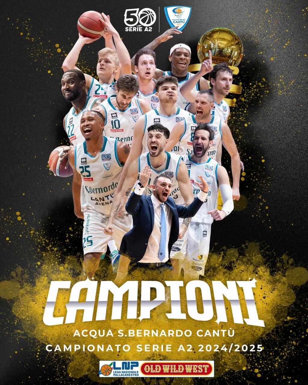 Cantù è la seconda squadra promossa in serie A