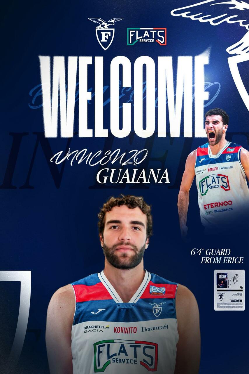Ufficiale: Vincenzo Guaiana alla Fortitudo