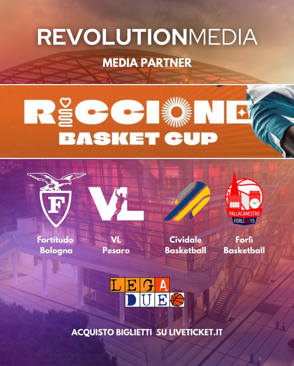 Forlì esclusa dal "Riccione Basket Cup" per ragioni di ordine pubblico
