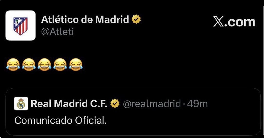 Risposta atletico a Real