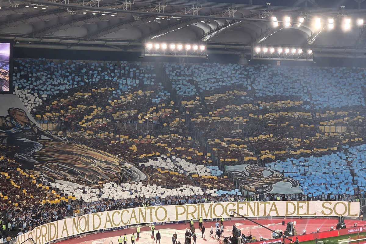 Coreografia Lazio - Stadio Olimpico