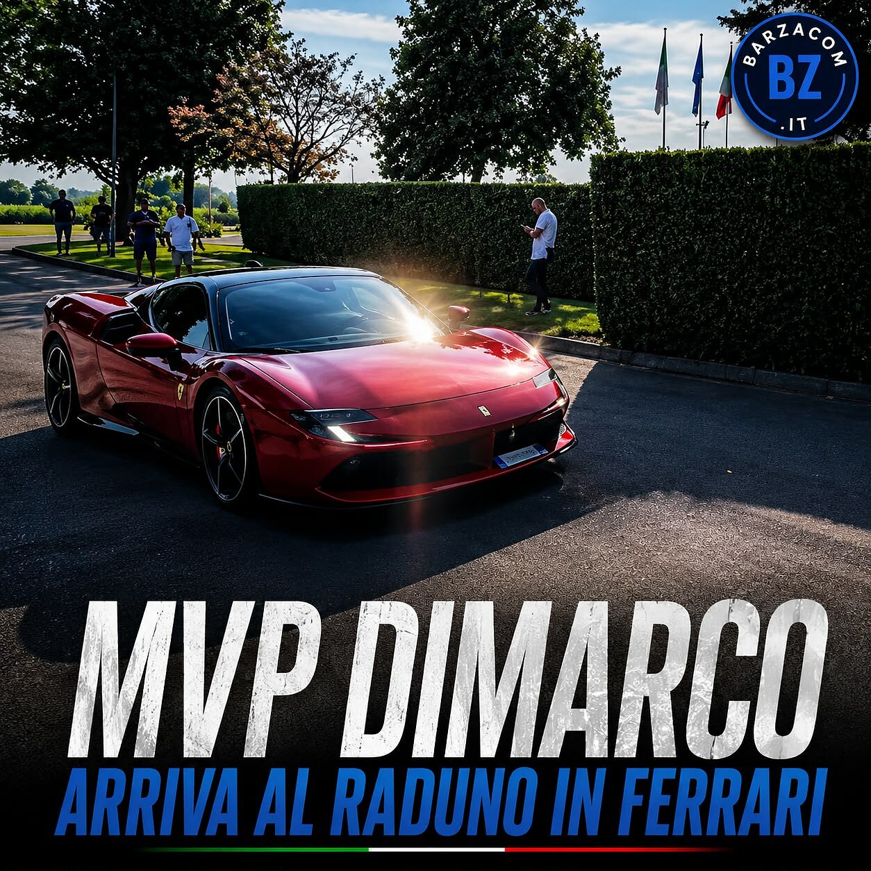 Dimarco arrivo auto