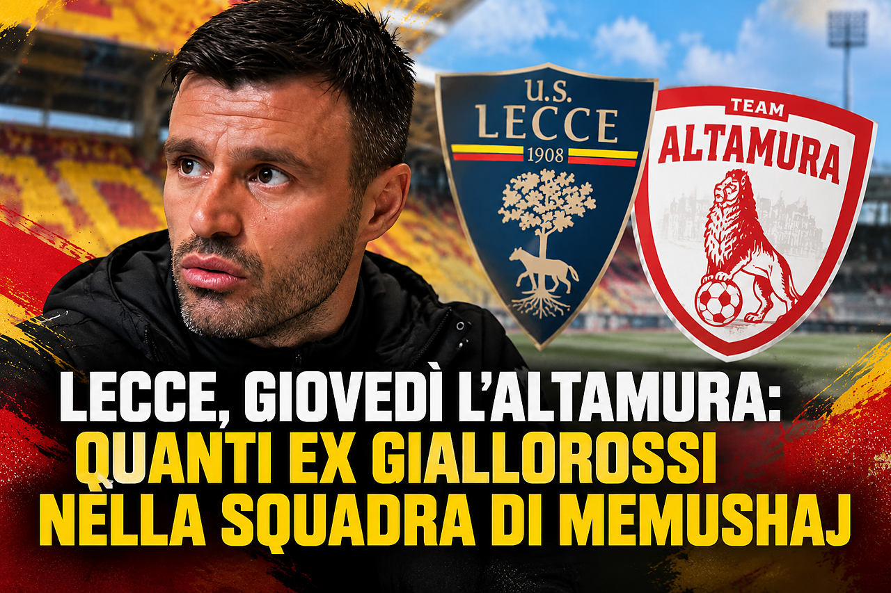 Lecce, giovedì l’Altamura: quanti ex giallorossi nella squadra di Memushaj