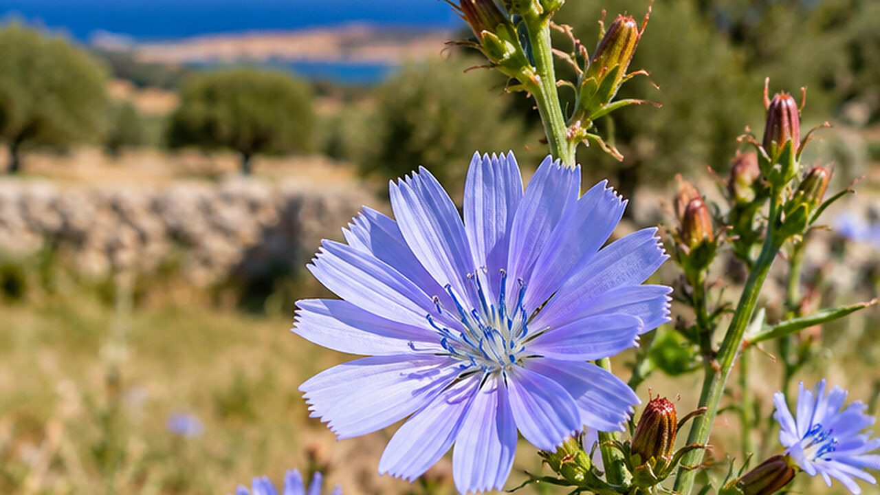 Cicoria selvatica nel Salento: come riconoscerla e quando fiorisce