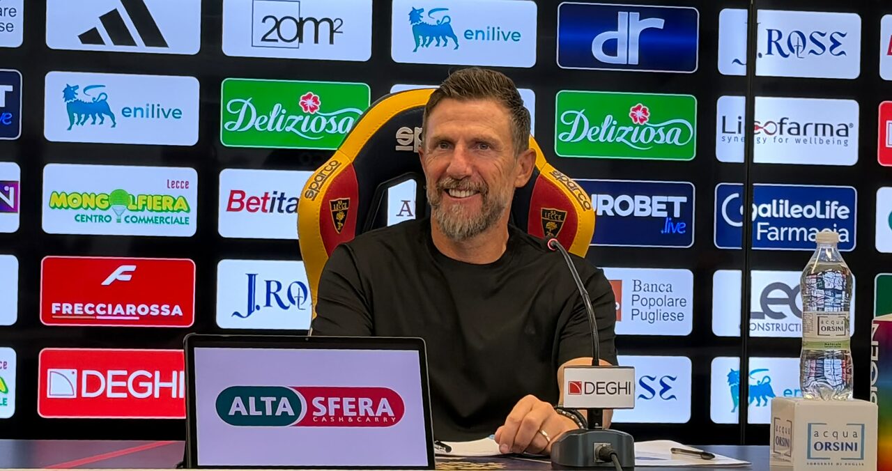 Di Francesco: "Oggi abbiamo visto la gara migliore del mio Lecce"