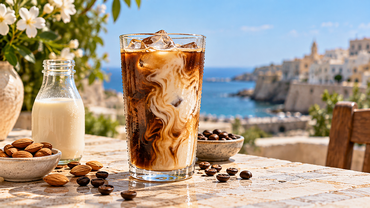 Caffè leccese: la ricetta con ghiaccio e latte di mandorla, come farlo a casa