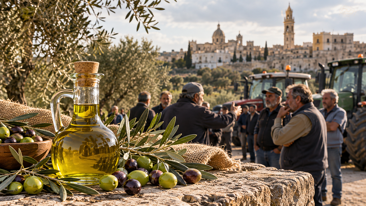 Olio extravergine, a Lecce vale 4,20 euro al chilo: perché gli agricoltori protestano
