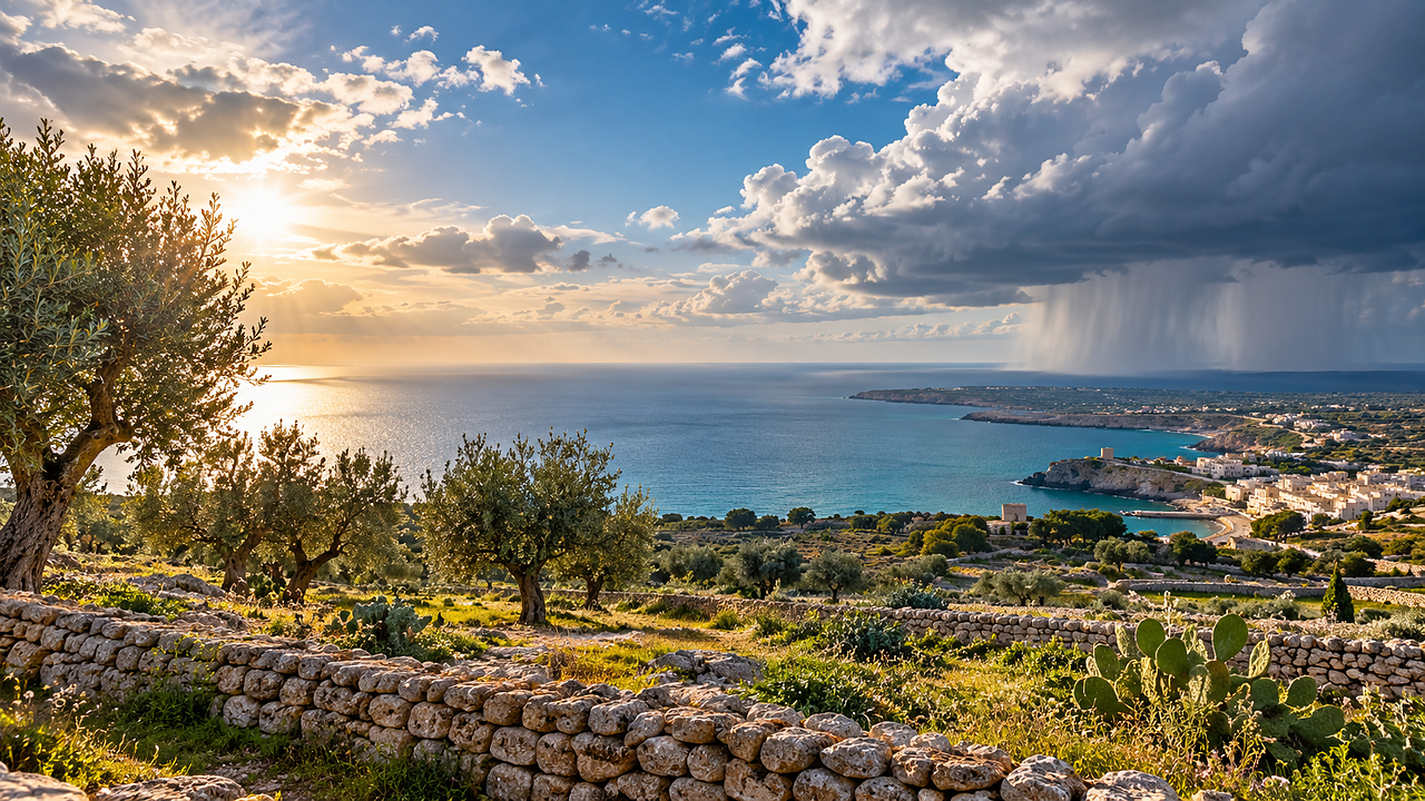 Meteo Salento, le prossime 48 ore: sole nel weekend e temperature in aumento