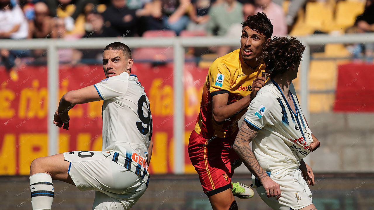 Lecce-Atalanta krstovic tiago gabriel