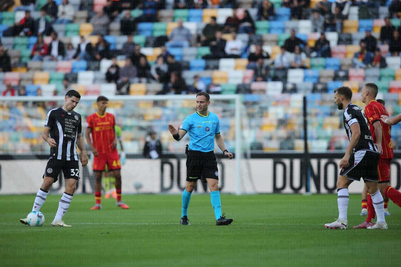 udinese-lecce feliciani arbitro