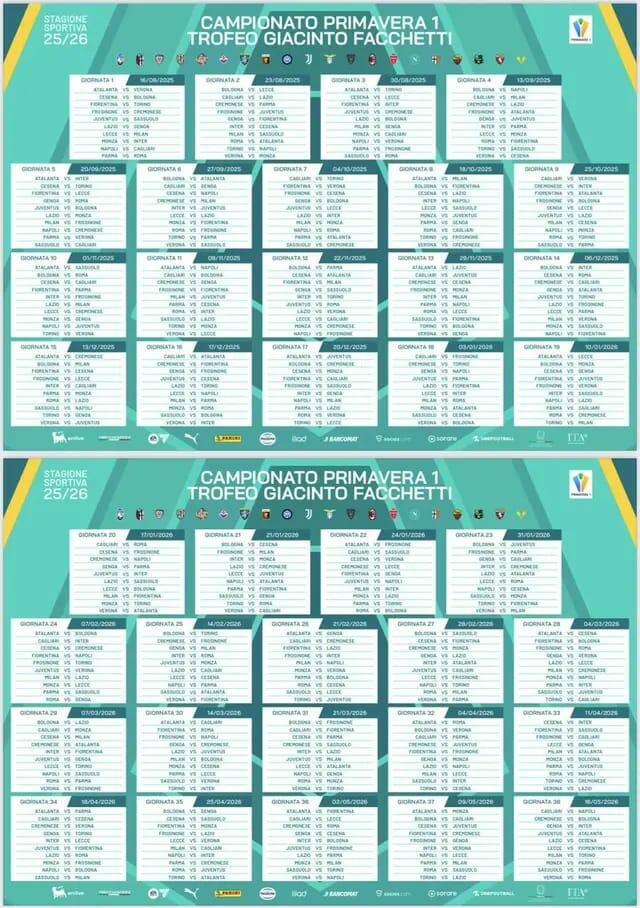 Calendario primavera 1