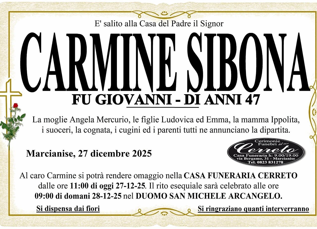 manifesto carmine sibona