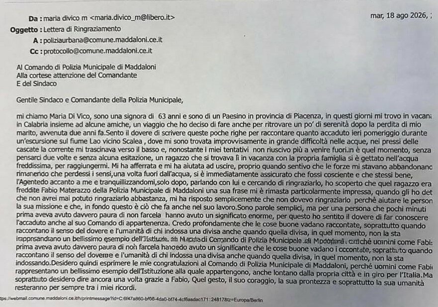 email comando maddaloni