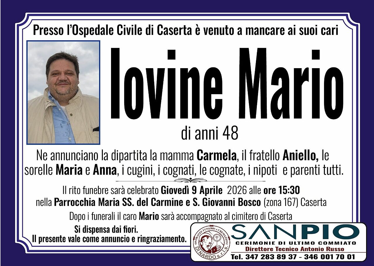 manifesto mario iovine