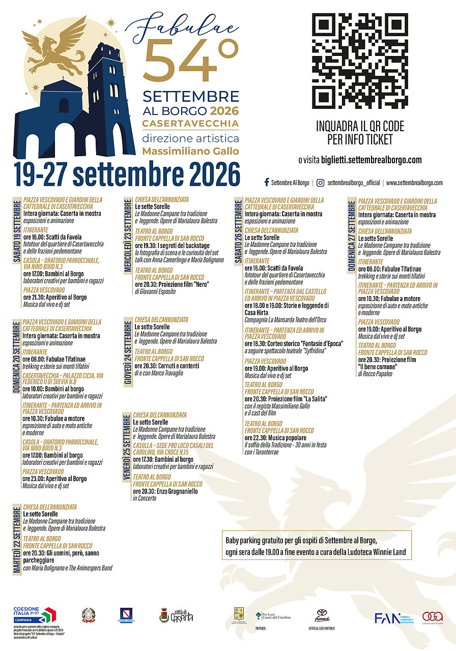 cartellone settembre al borgo