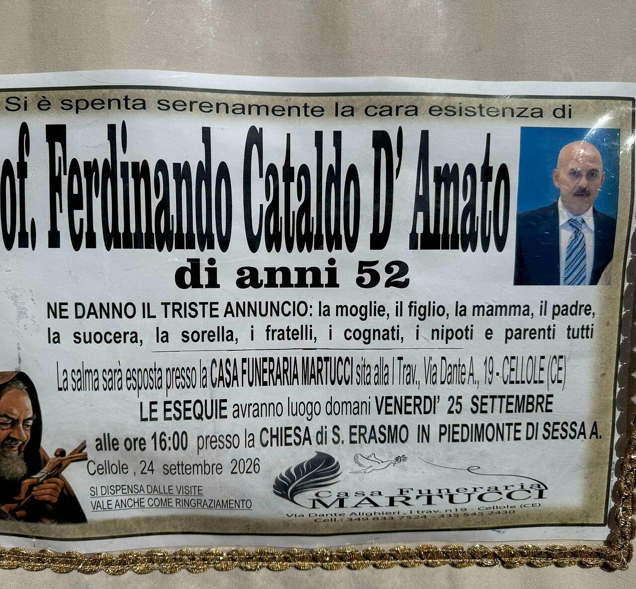manifesto ferdinando d'amato