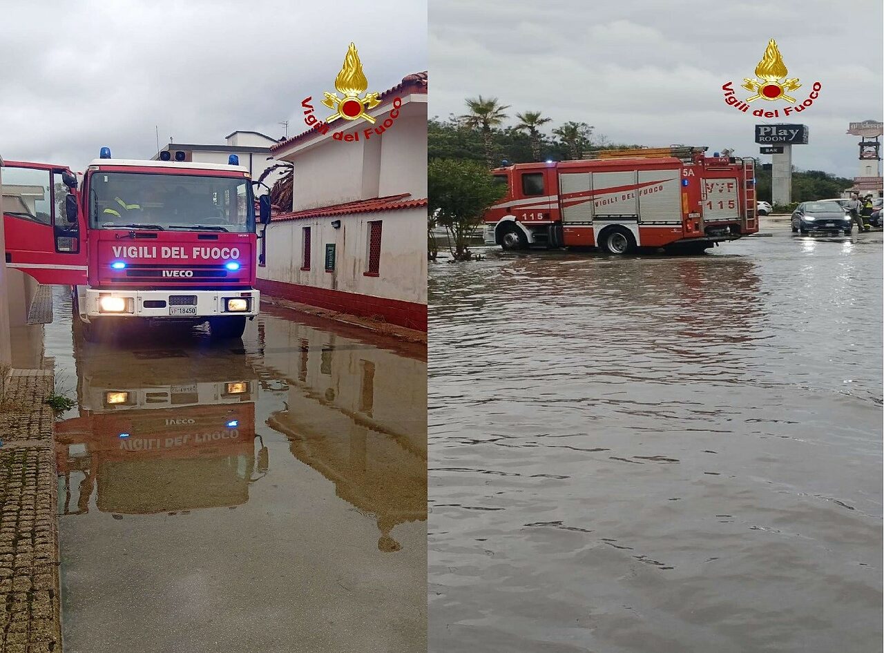 I temporali nel Casertano