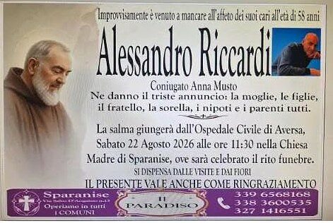 Domani i funerali