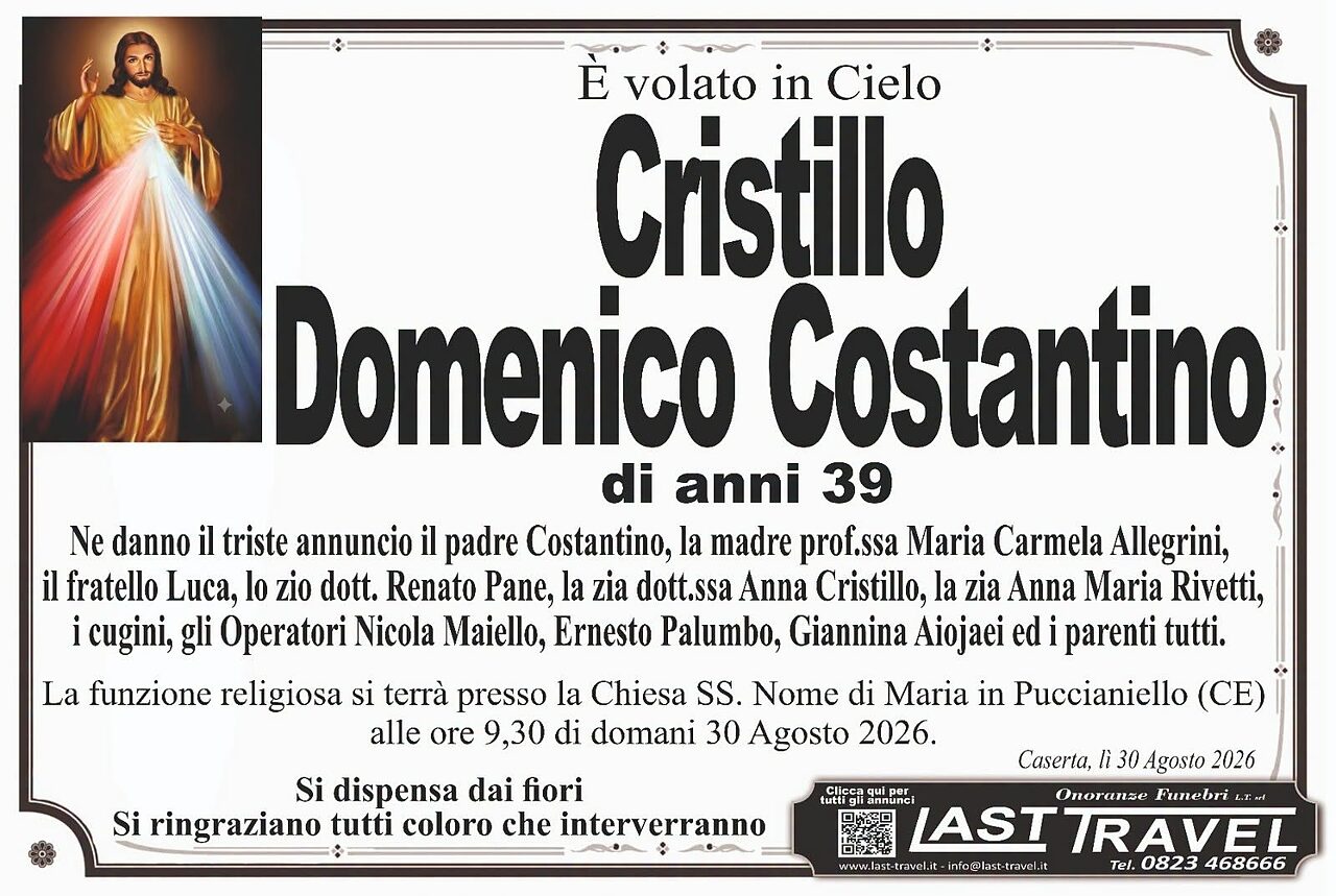 manifesto domenico cristillo