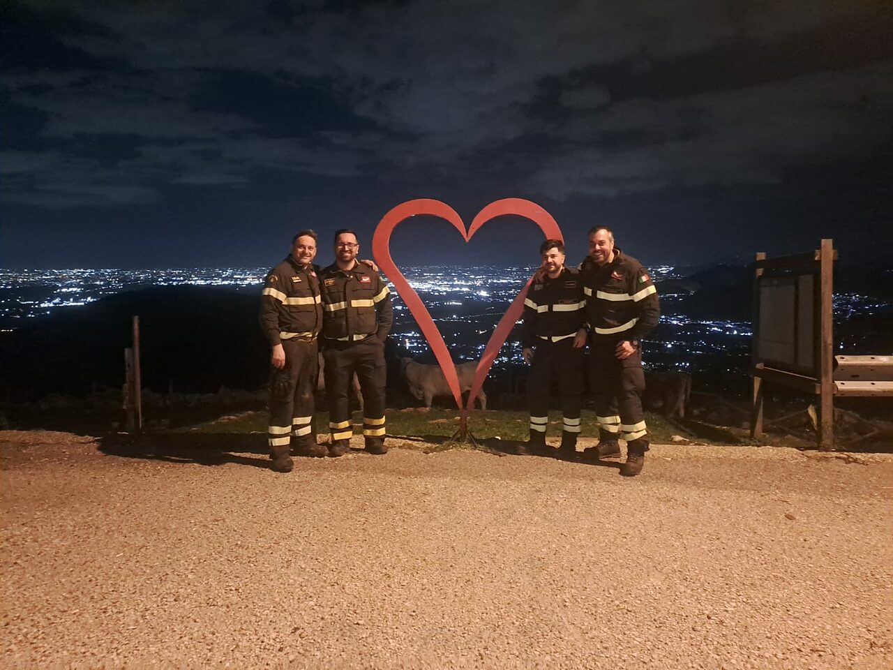 vigili del fuoco a san felice a cancello