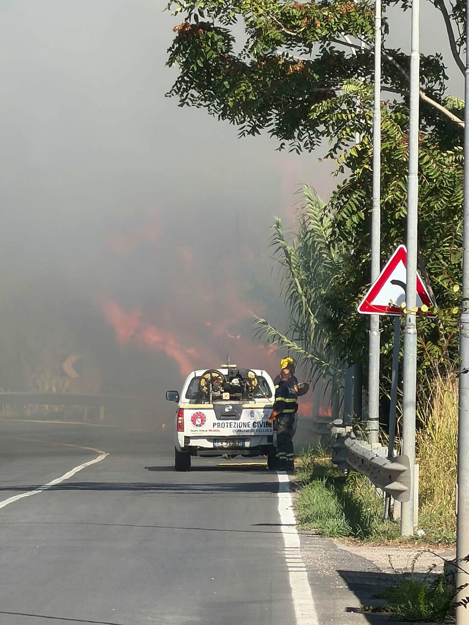incendio baia domizia