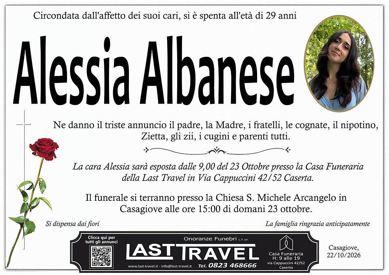manifesto alessia albanese