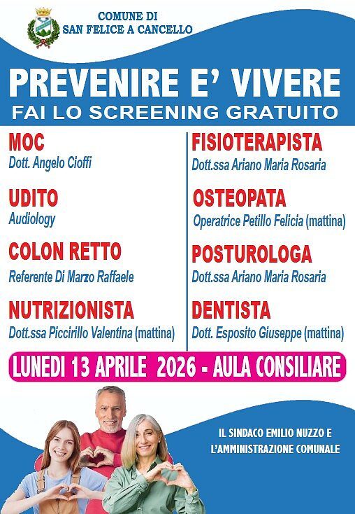 manifesto prevenzione san felice