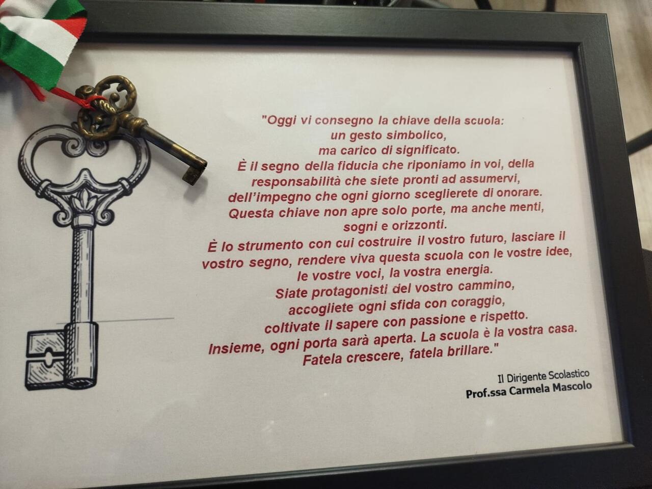 consegna chiave